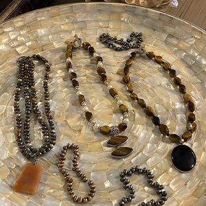 Bundle- threeCustom made necklaces and 3 bracelets